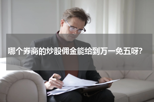 哪个券商的炒股佣金能给到万一免五呀?